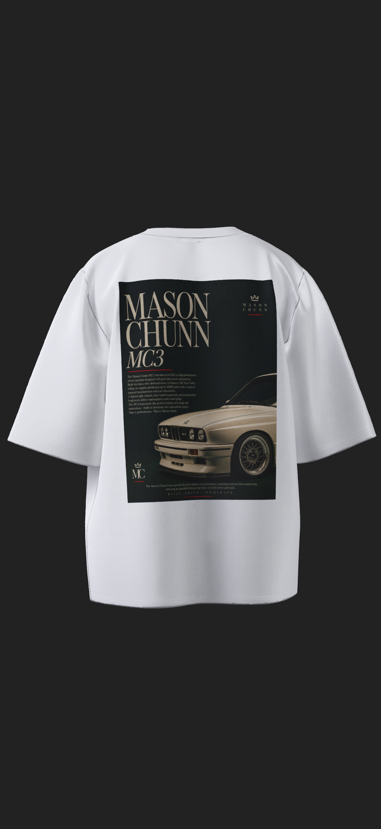 MC3 Legacy Drive Oversized Tee