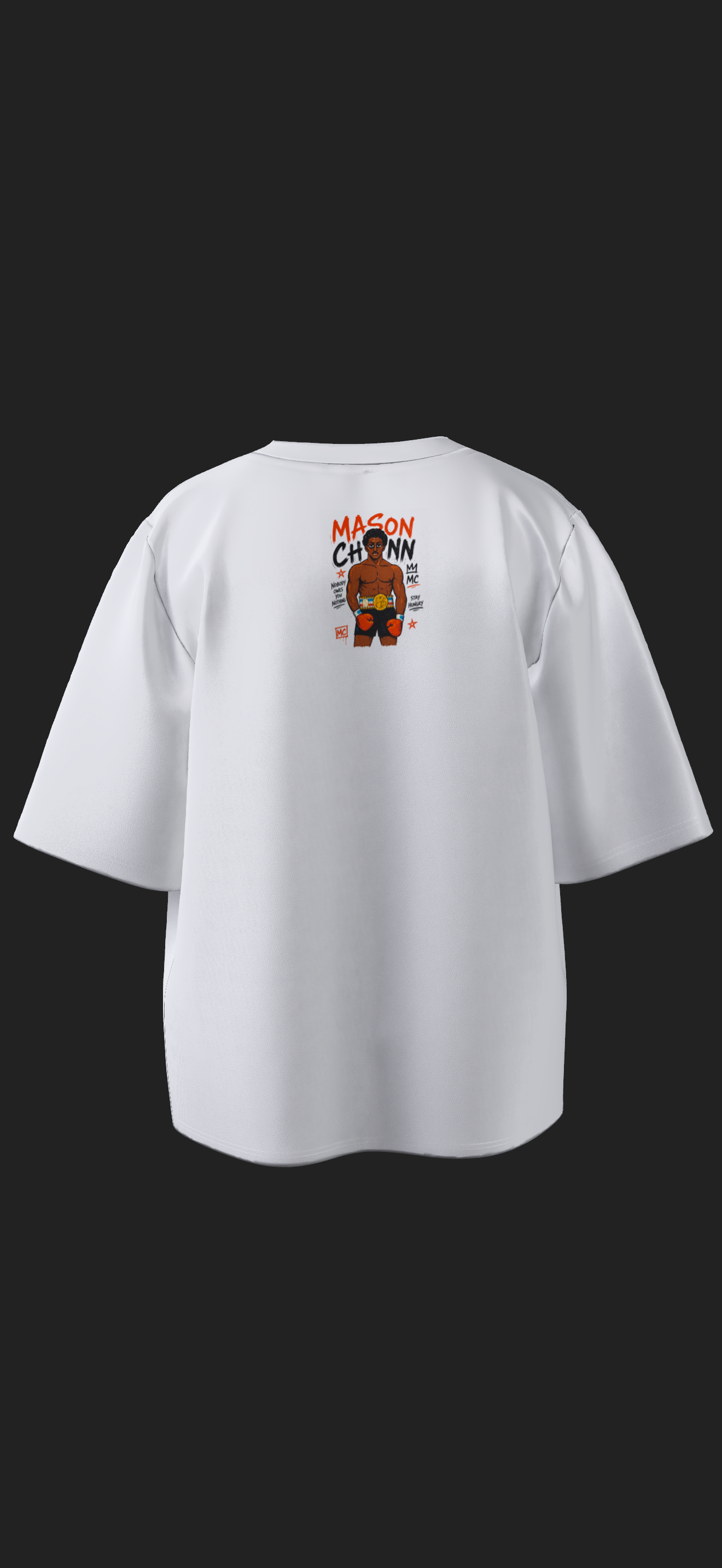 Stay Hungry Champion Oversized Tee