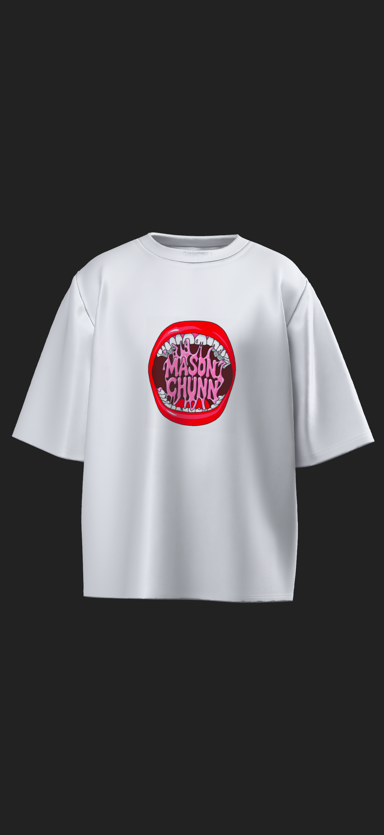 Open Mouth Statement Oversized Tee